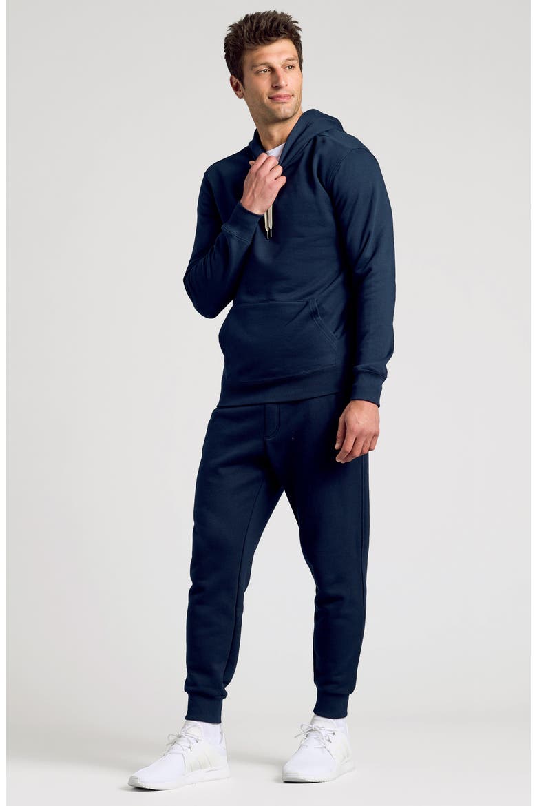 Fleece Pullover Hoodie, Alternate, color, NAVY