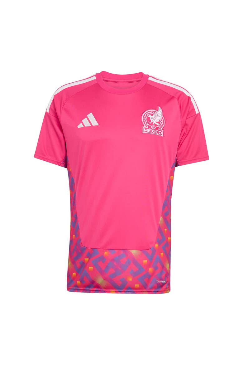 Men's adidas  Pink Mexico National Team FIFA x World Cup 2026 Goalkeeper Replica Jersey, Alternate, color, Pink