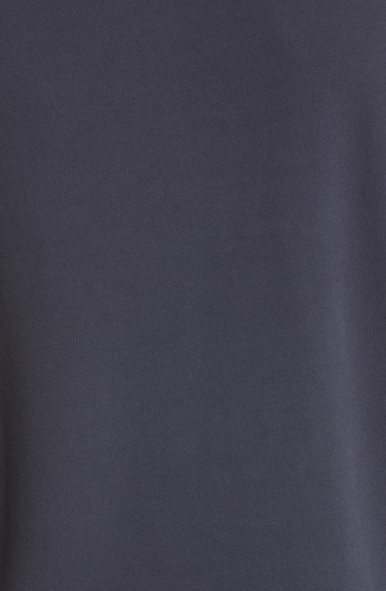 Sunspel French Terry Crewneck Sweatshirt, Alternate, color, Navy