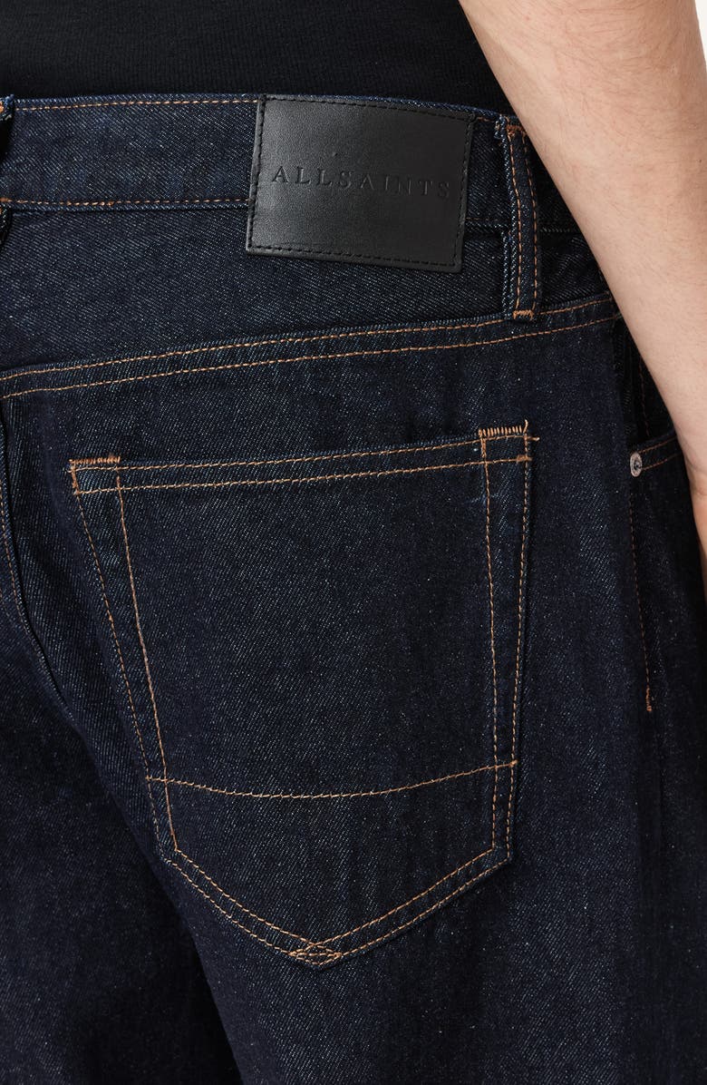 AllSaints Mullen Straight Leg Jeans, Alternate, color, Rinse Selvedge