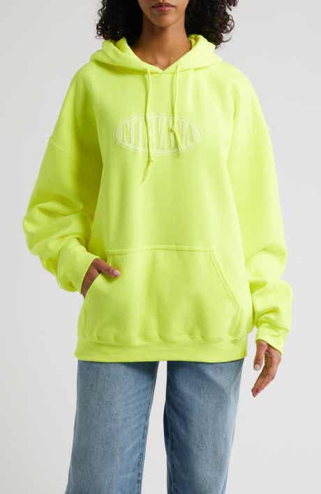 Merch Traffic Nirvana Puff Print Logo Graphic Hoodie