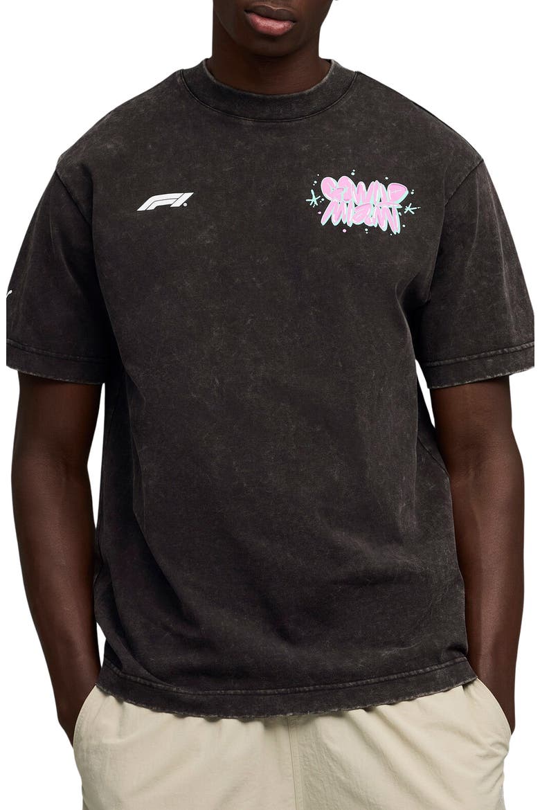 F1 Miami Go Wild Cotton Graphic T-Shirt, Main, color, PUMA BLACK