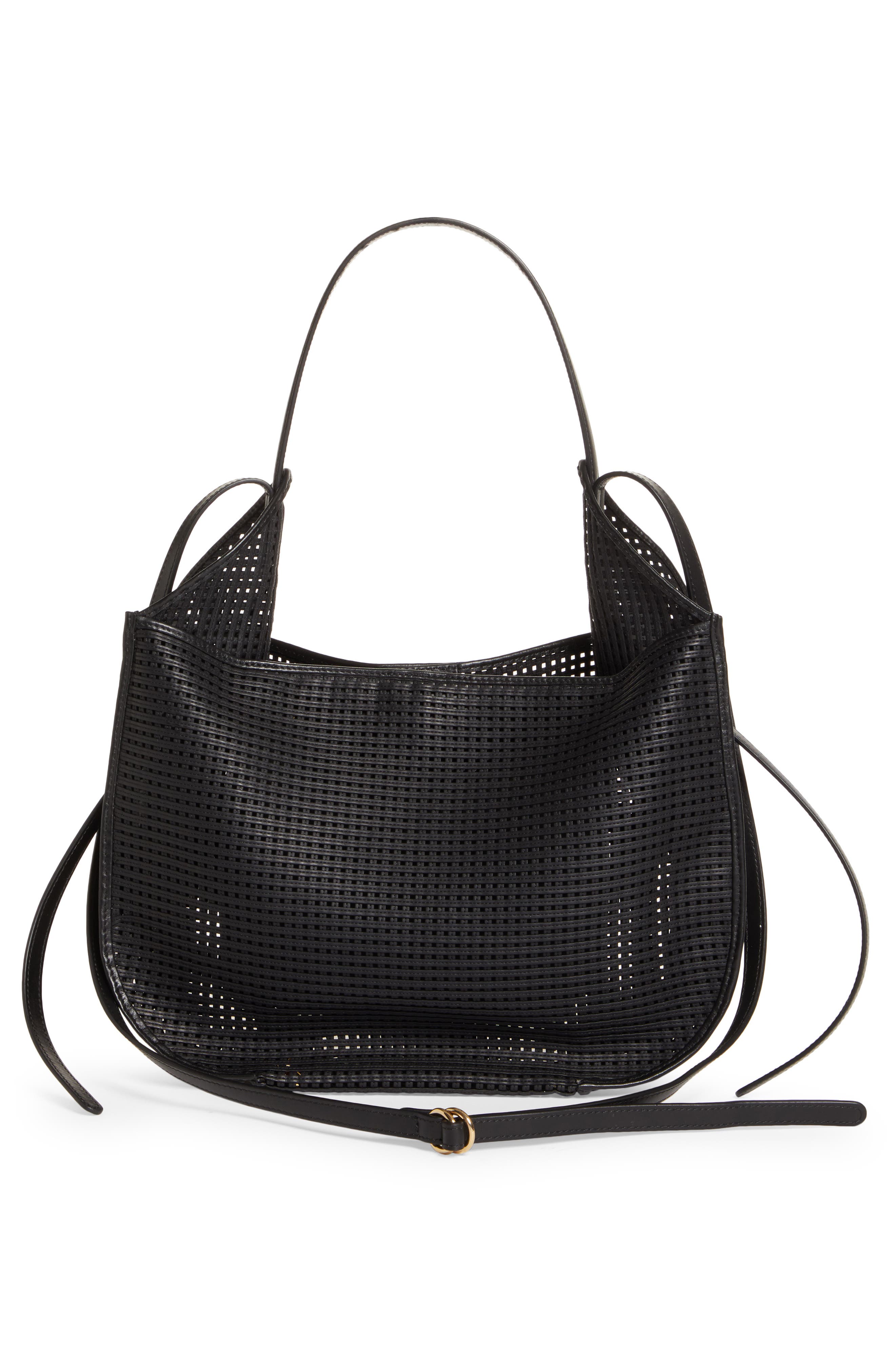 Ree Projects Helene Faux Leather Net Hobo Bag, Alternate, color, 