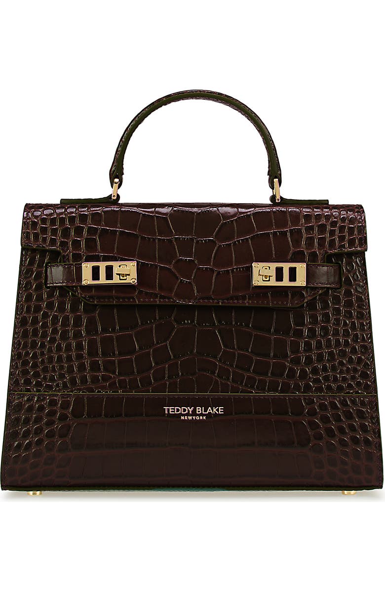 Teddy Blake Kim Croco 11", Main, color, Dark Brown