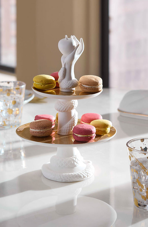Jonathan Adler Eve Bon Bon Decorative Tray In White