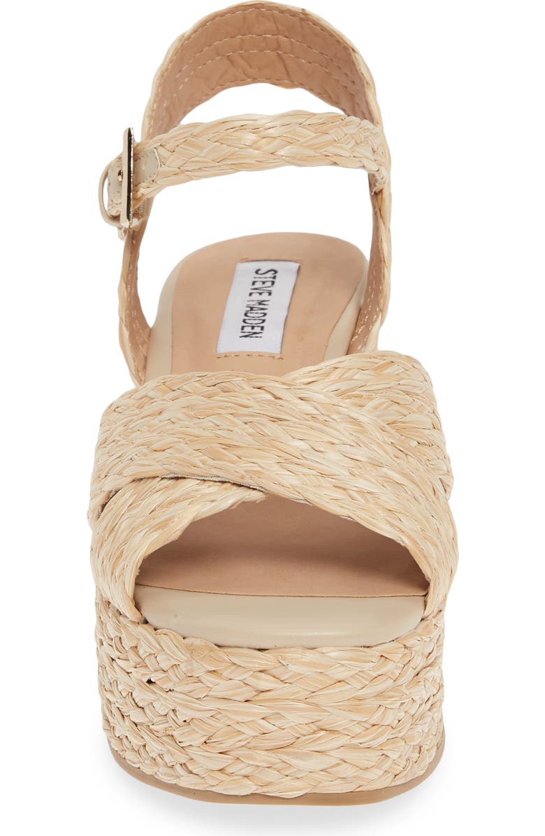 Steve Madden Pam Espadrille Platform Wedge Sandal, Alternate, color,