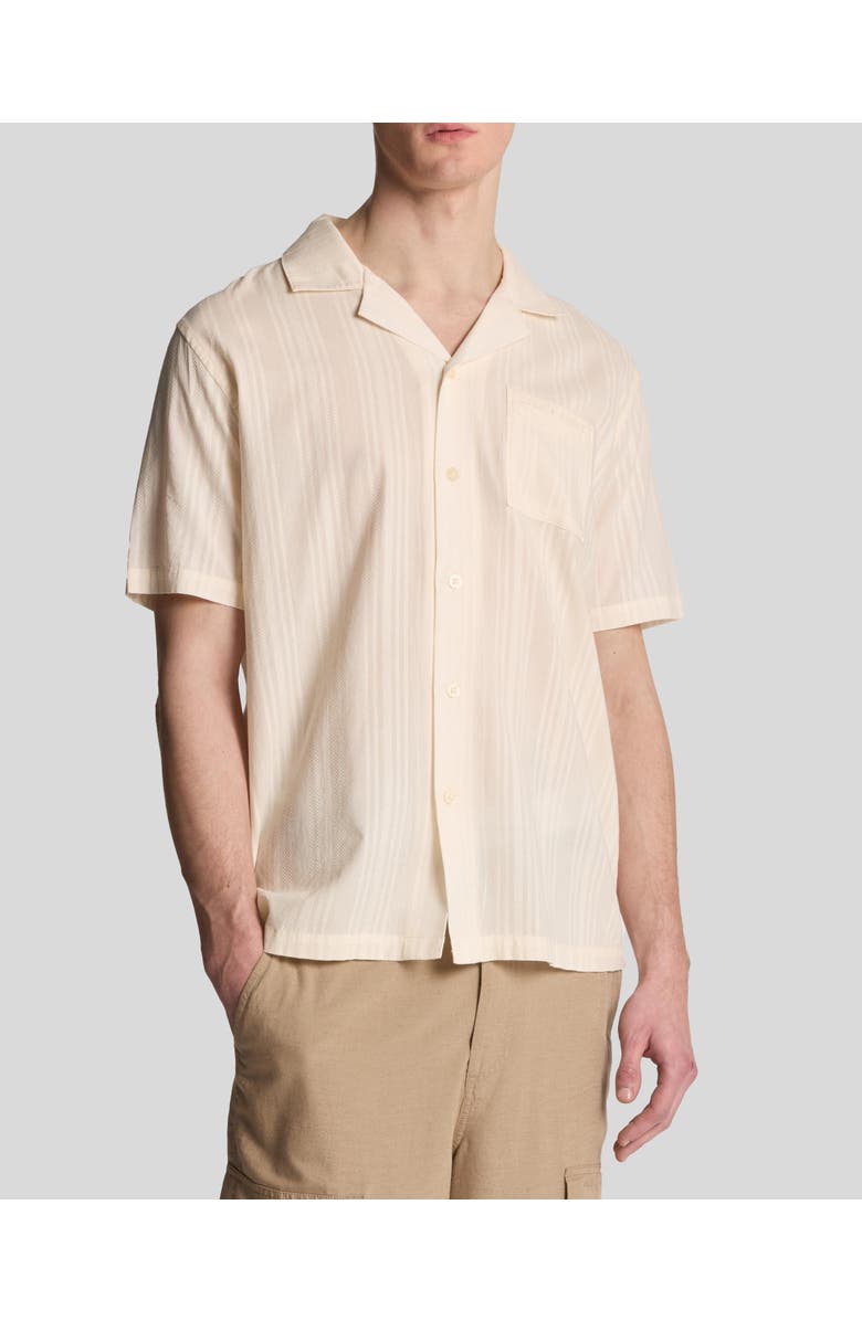Lyle & Scott Broderie Resort Shirt, Alternate, color, Natural