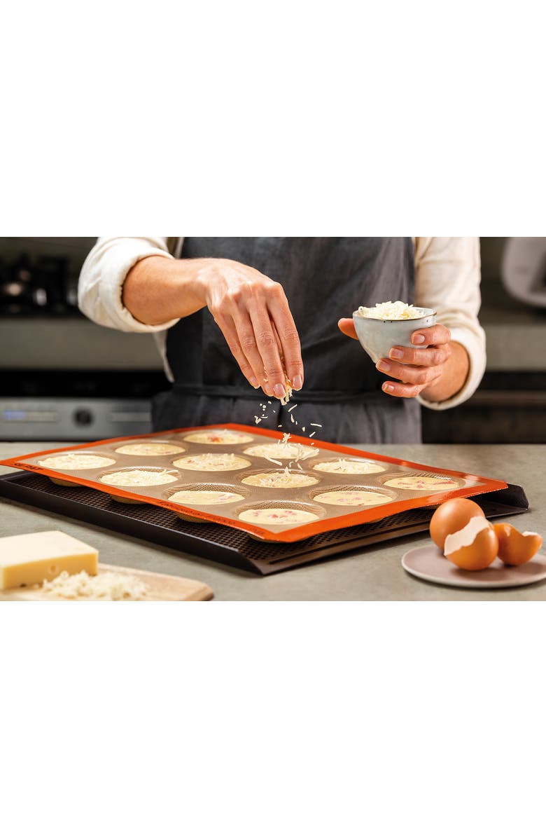 Silpat Perfect Non-Stick Tartelette Mold, Alternate, color, Orange