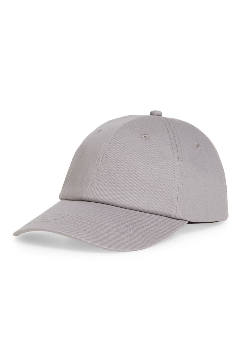 Cotton Twill Ball Cap, Main, color, GREY ALLOY