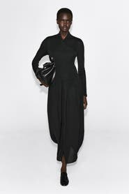 COS Contrast-panel Wrap-over Dress