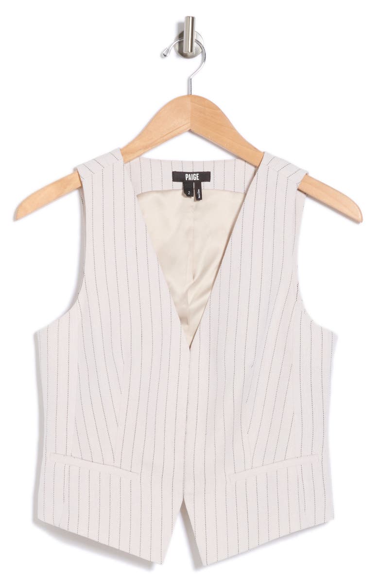 PAIGE Hosby Pinstripe Vest, Alternate, color, 