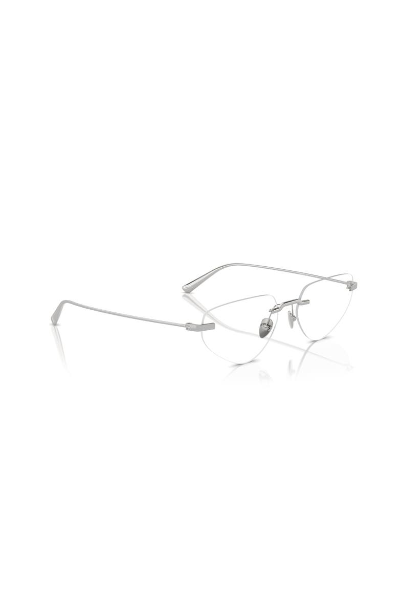 57mm Irregular optical glasses, Alternate, color, Silver