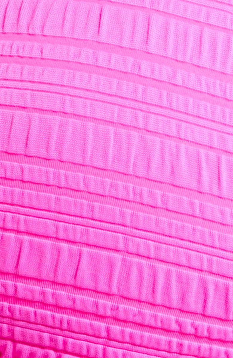 Becca Coast Ring Halter Neck Bikini Top, Alternate, color, Pink Flambe