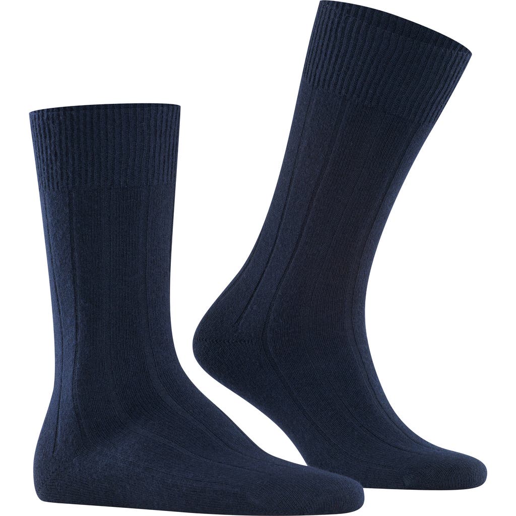 Falke Lhasa Wool Blend Socks In Blue