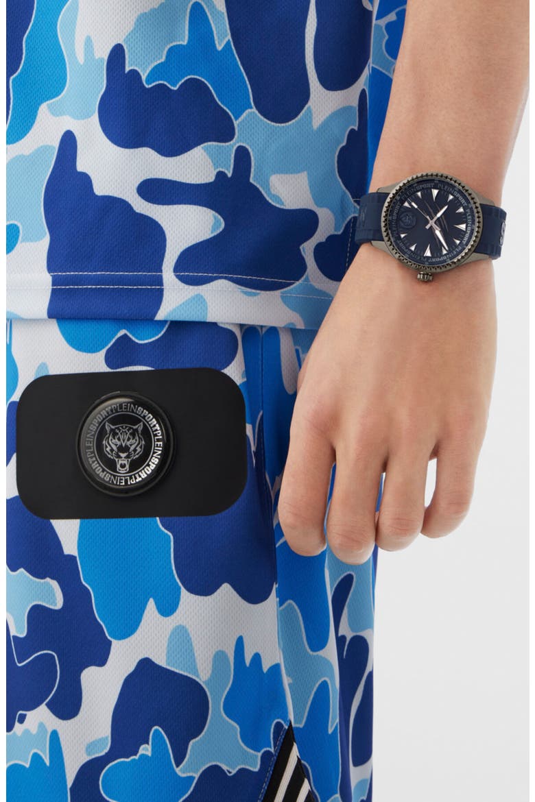Lineman Watch, Alternate, color, GUN/ BLUE