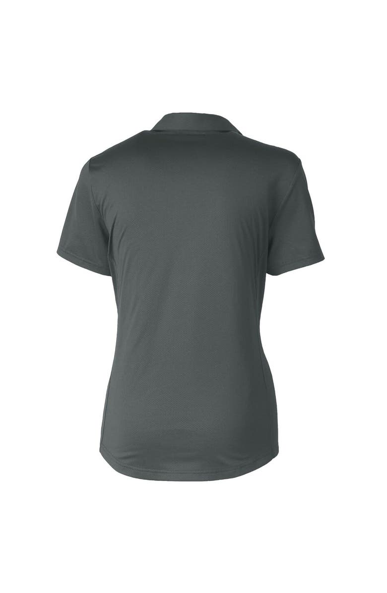 Cutter & Buck Women's Cutter & Buck Steel Las Vegas Raiders Throwback Logo Prospect Textured Stretch Polo, Alternate, color, 