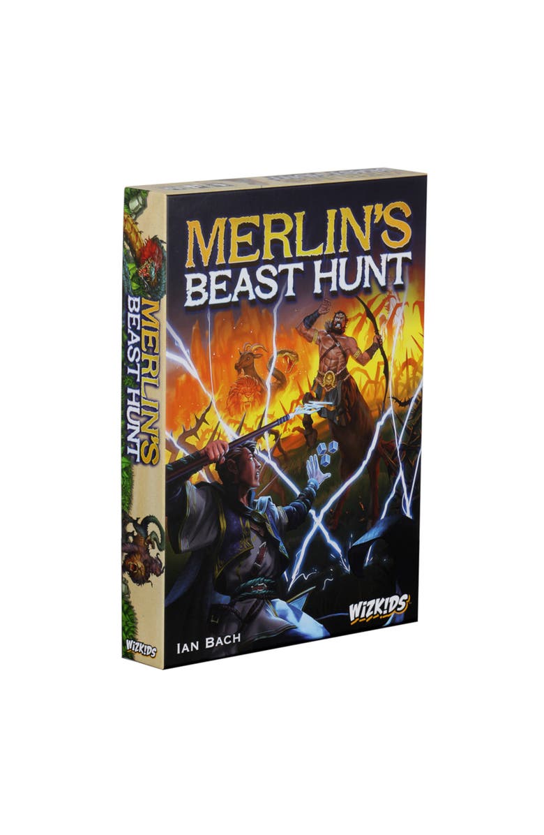 WizKids Games Merlin's Beast Hunt Card & Dice Game, Main, color, Multicolored