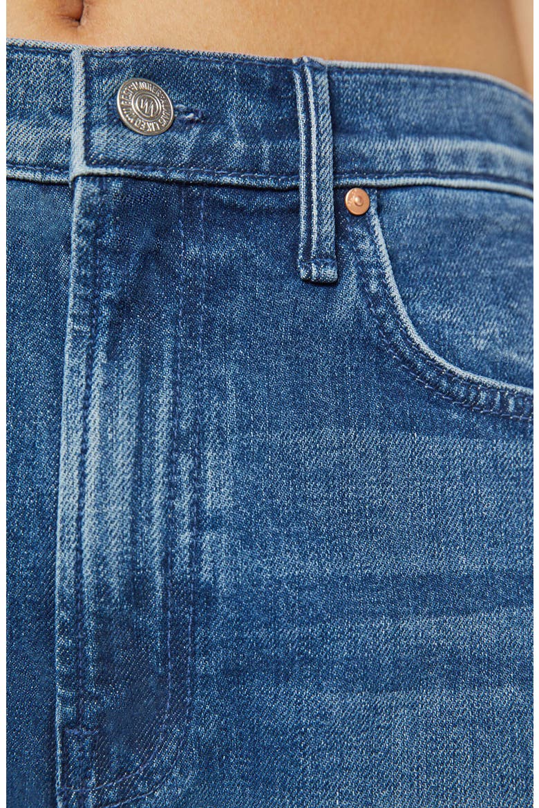 Lil Half Pipe Flood High Waist Ankle Wide Leg Jeans, Alternate, color, BLACK AND BLUE
