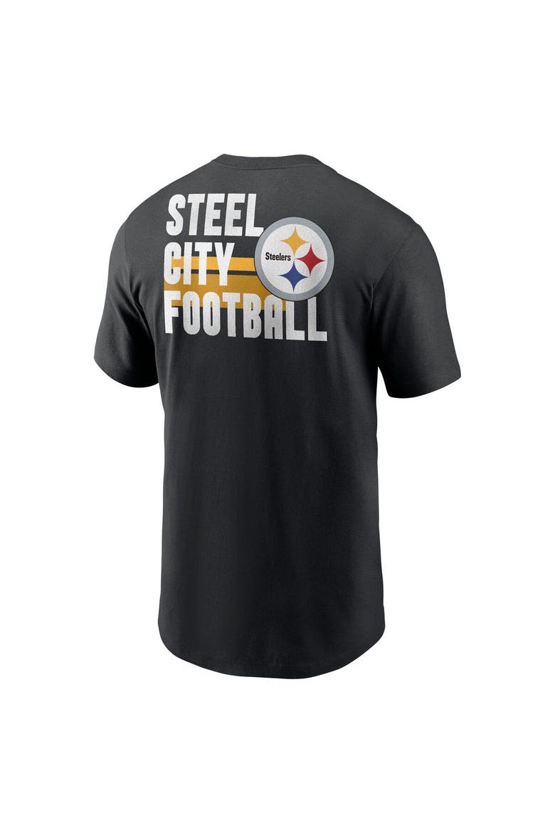 Men's Nike Black Pittsburgh Steelers Blitz Essential T-Shirt, Alternate, color, Black