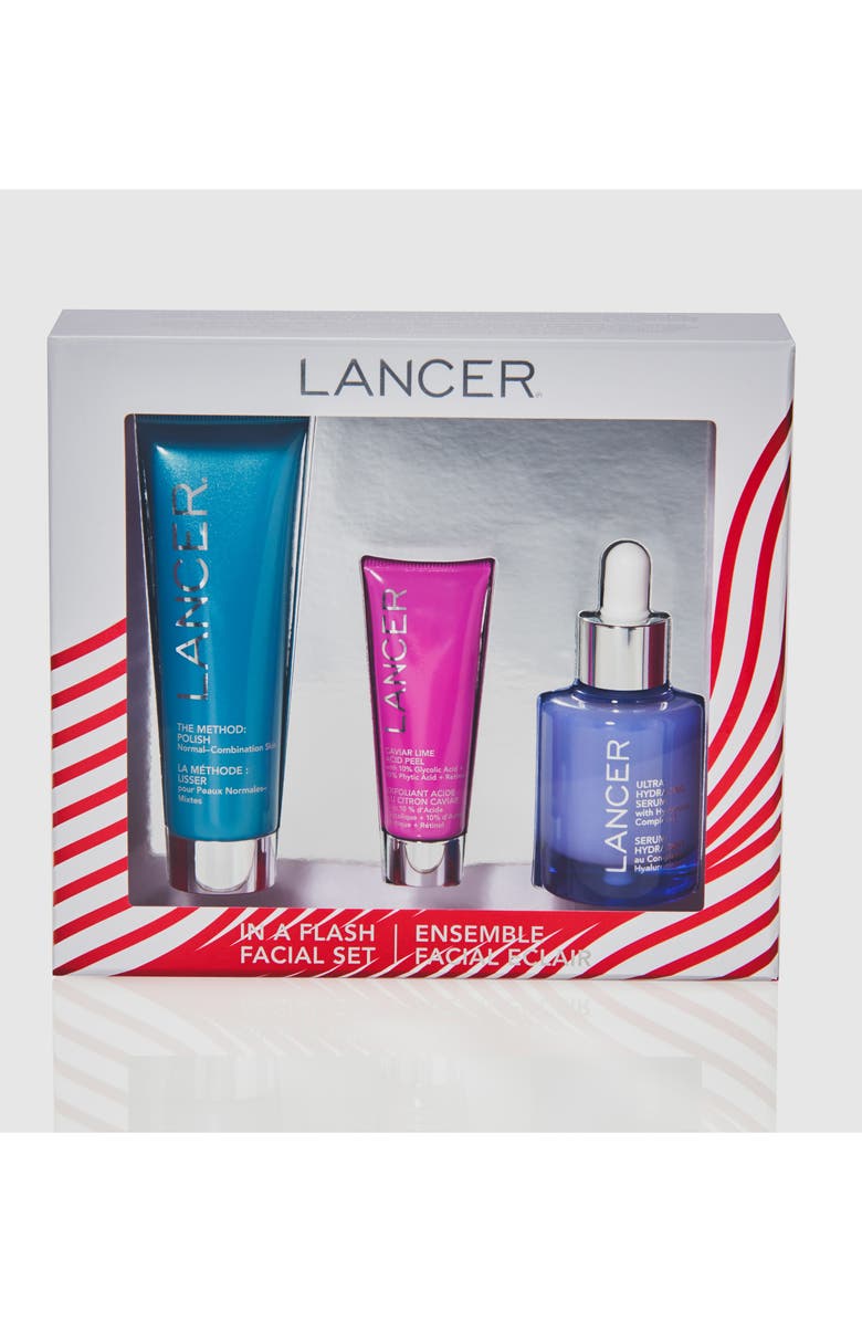 LANCER Skincare In a Flash Facial Set (Limited Edition) $160 Value, Alternate, color, 