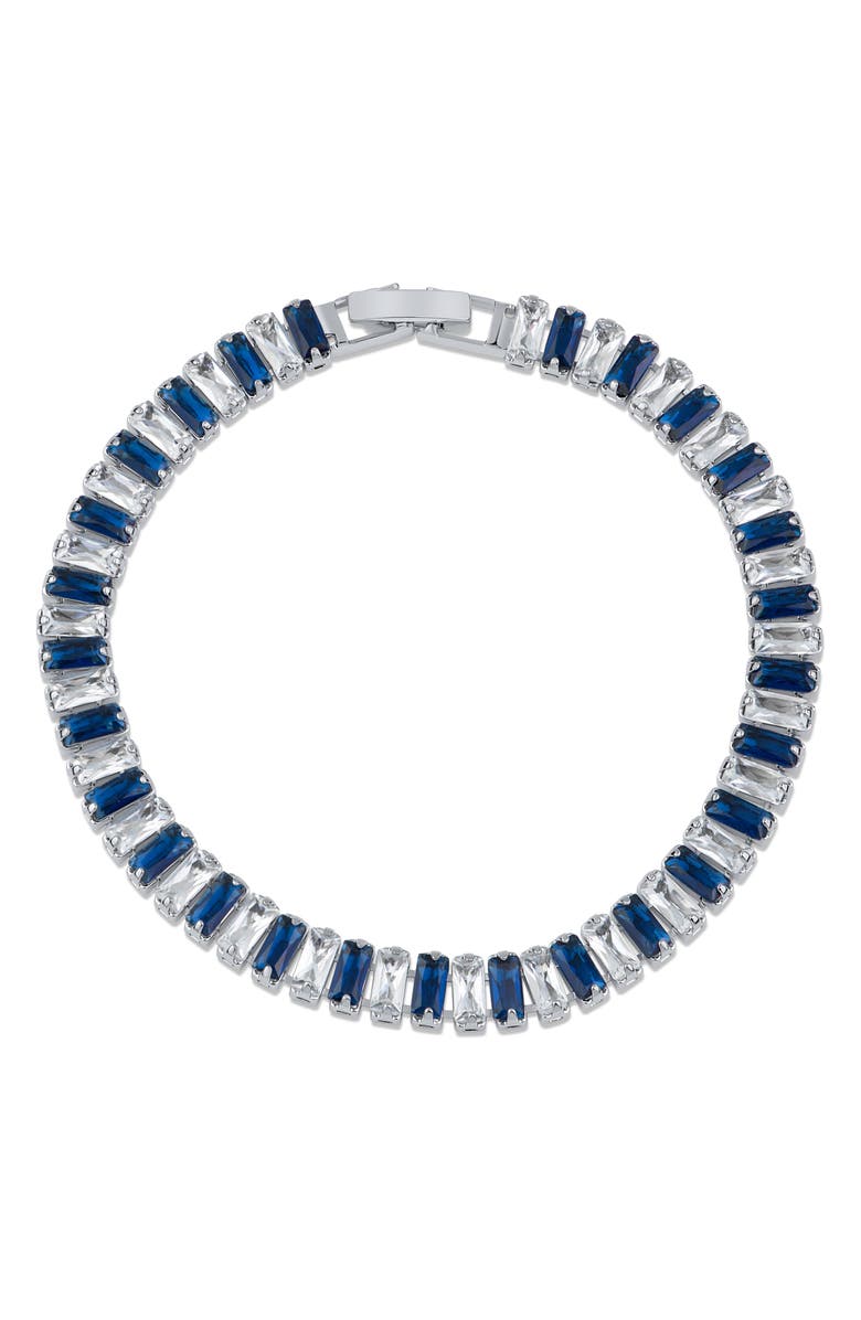 JARDIN Baguette Crystal Tennis Bracelet, Alternate, color, 