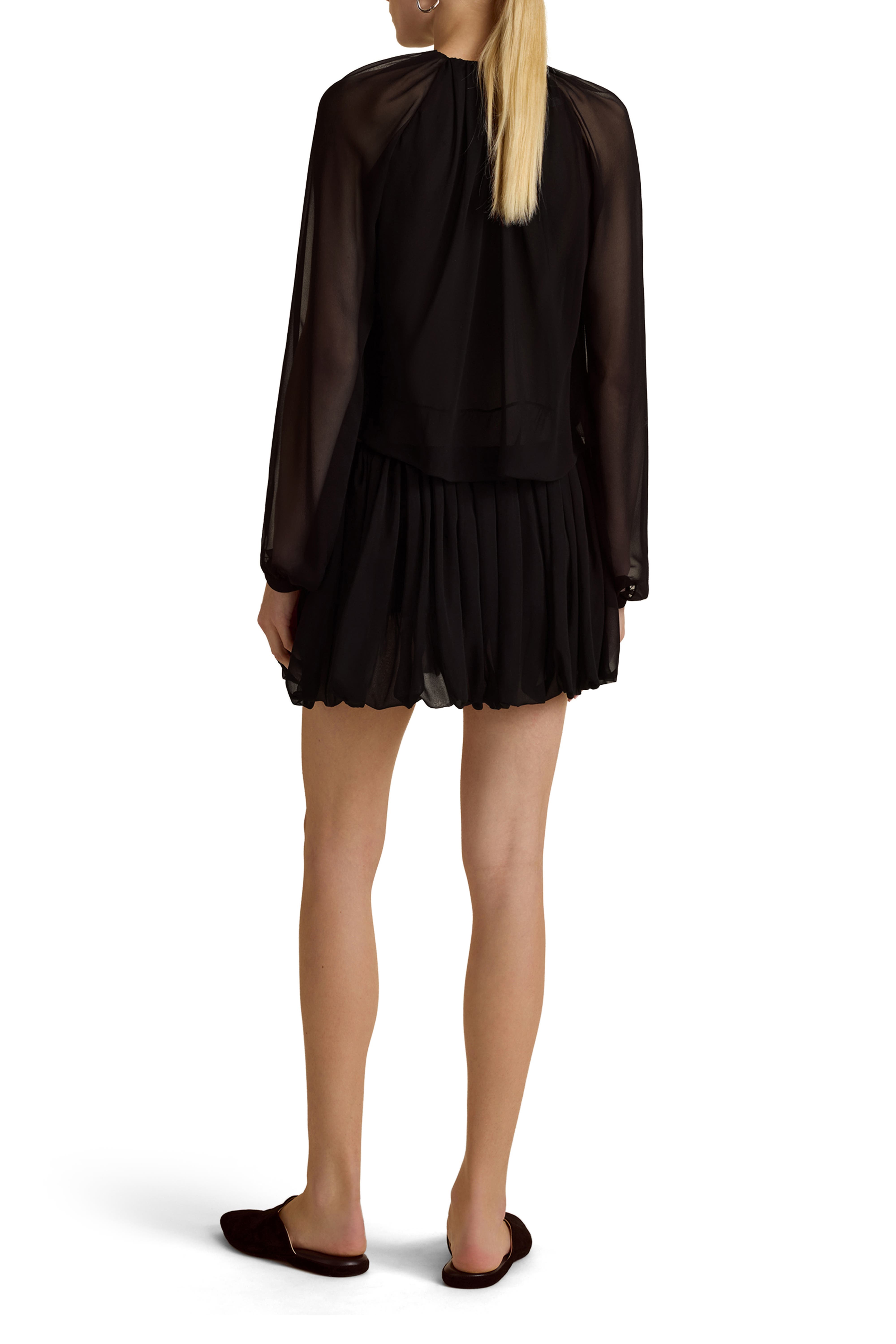 Layered Mini Cocoon Skirt - image 2