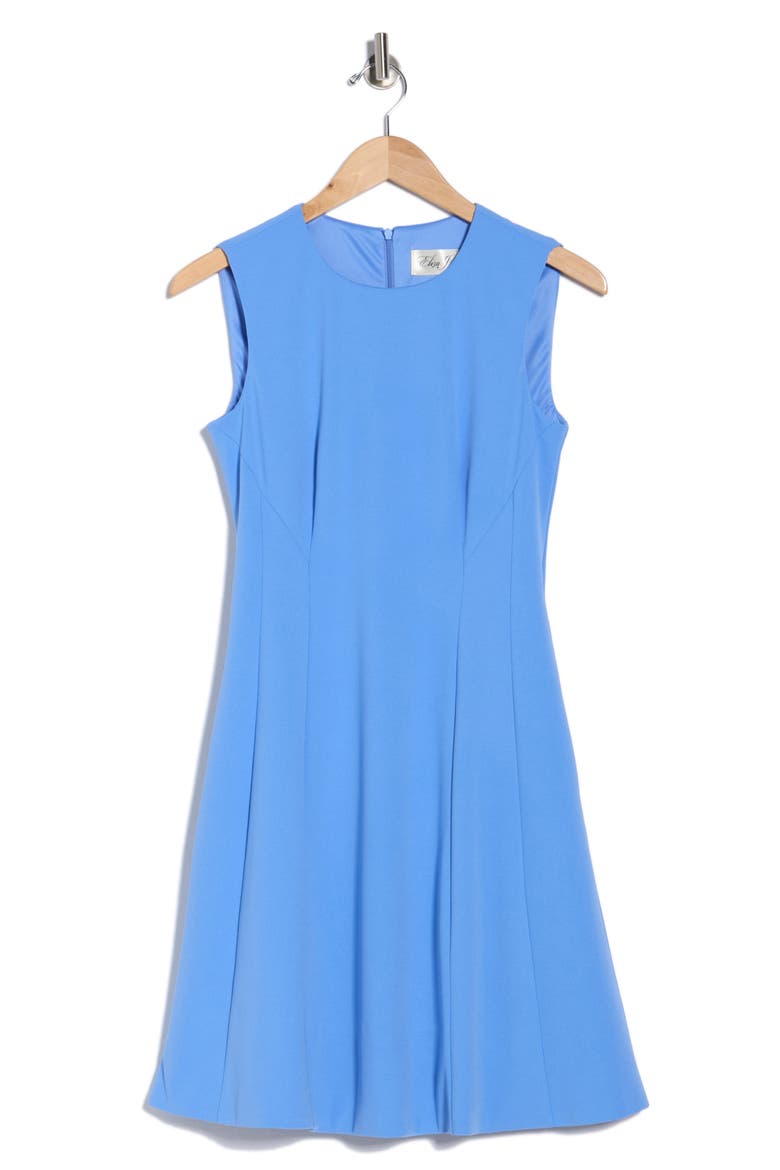 Sleeveless Fit and Flare Dress, Alternate, color, PERIWINKLE
