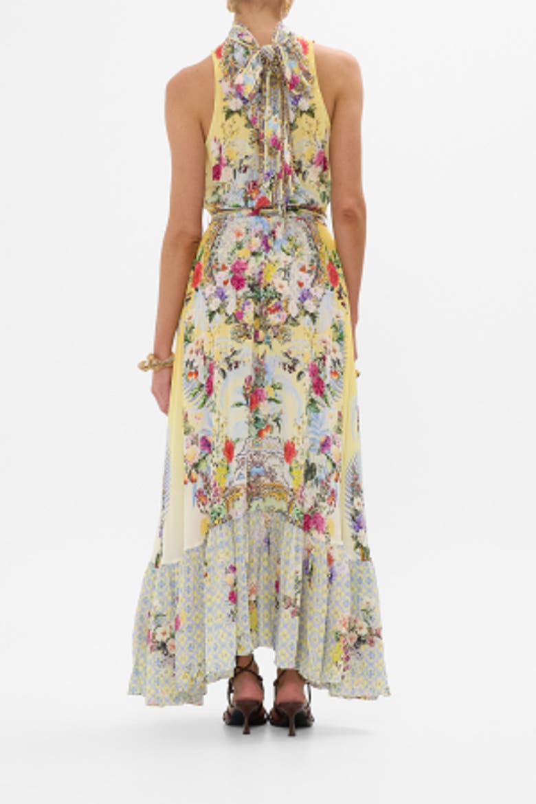 Necktie Dress With Elasticated Waist Flor Fantastica, Alternate, color, Flor Fantastica