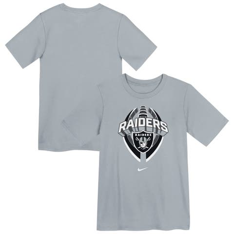 Preschool Nike Gray Las Vegas Raiders Icon Legend Performance T-Shirt