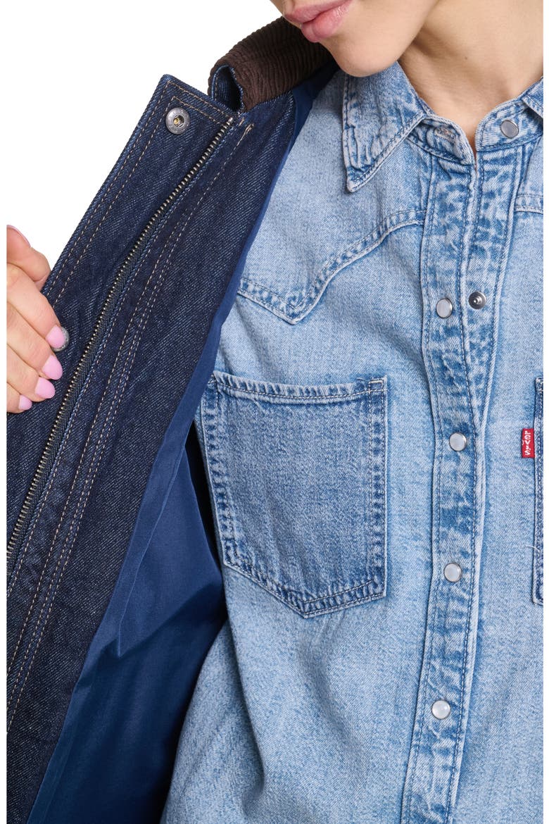 Shorty Barn Coat, Alternate, color, RINSE