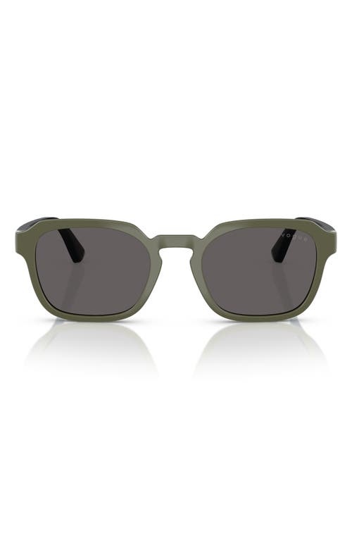 VOGUE Kids' 46mm Irregular Sunglasses in Green 