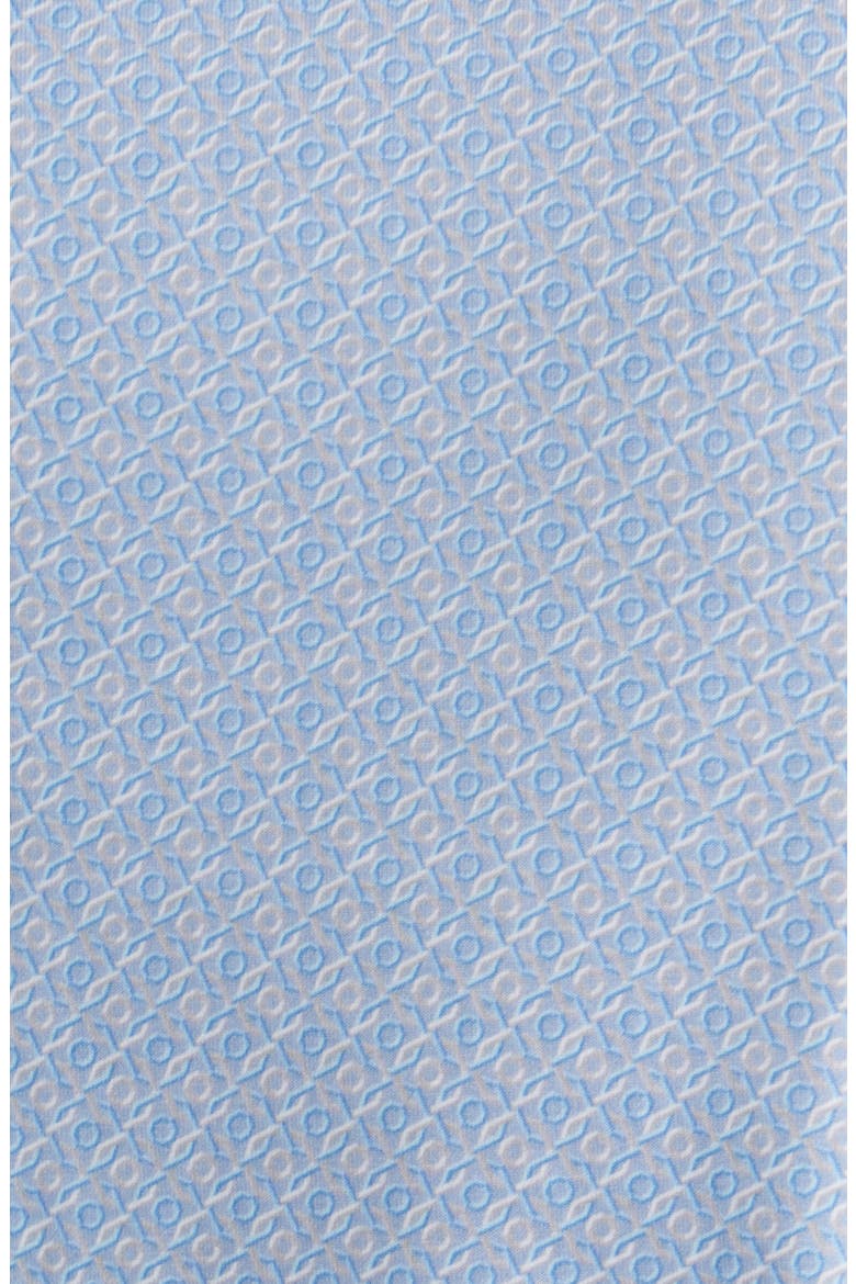 James OoohCotton® Linked Medallion Print Button-Up Shirt, Alternate, color, AIR BLUE