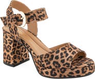 Kensie Theresa Faux Leather Platform Sandal