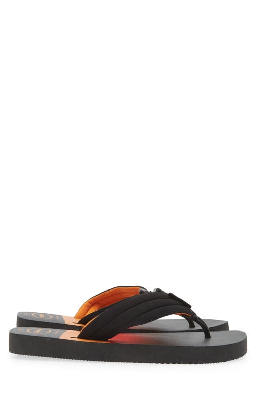 Havaianas Print Flip Flop In Black