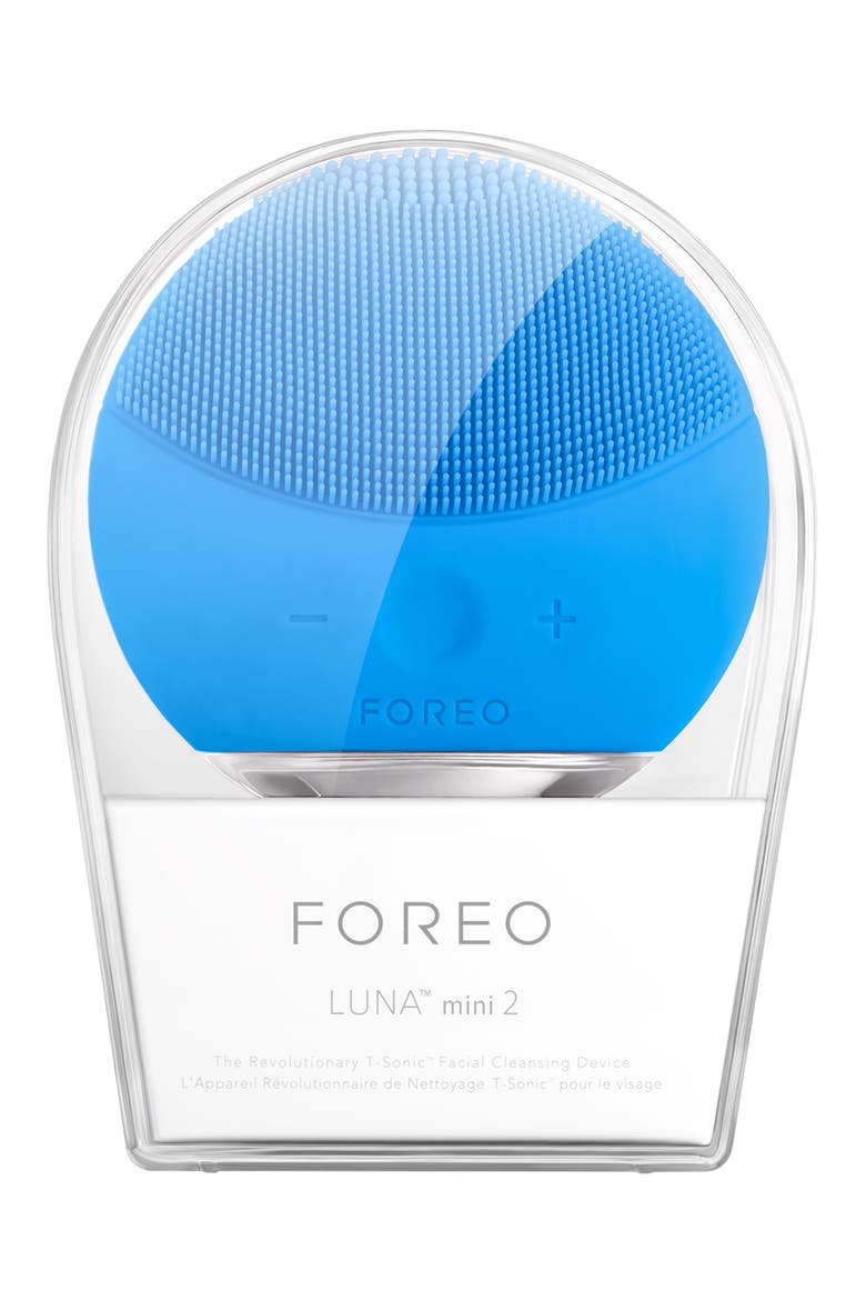 LUNA™ Mini 2 Compact Facial Cleansing Device, Alternate, color, AQUAMARINE