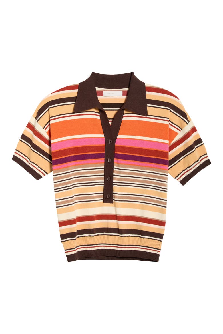 Sable Stripe Knit Polo, Alternate, color, MURANO STRIPE