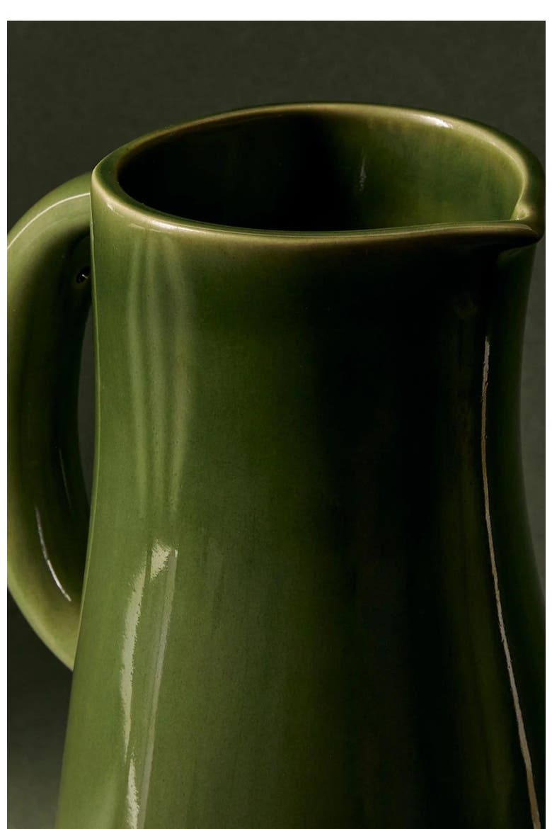 Stoneware Jug, Alternate, color, Green