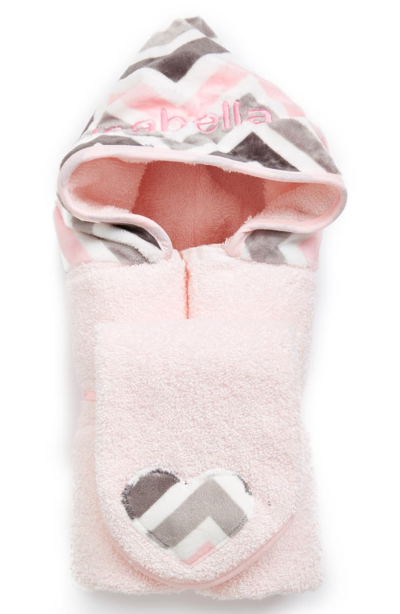Bibz N Thingz Personalized Hooded Towel, Alternate, color,