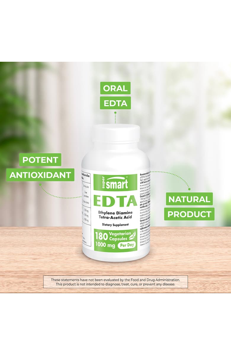 SuperSmart EDTA 1000mg per Day, Alternate, color, NO COLOR