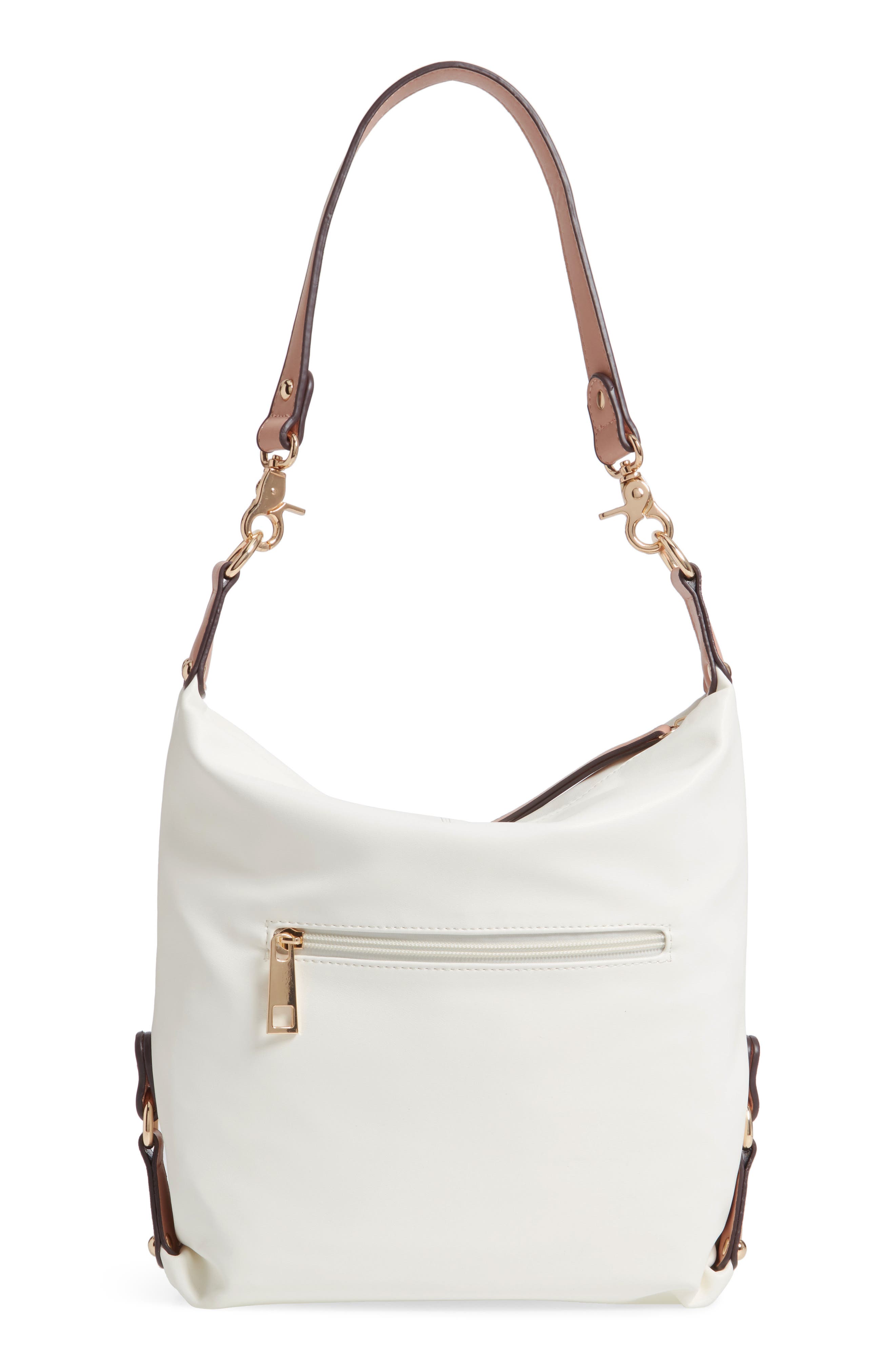 Sondra Roberts Faux Leather Hobo, Alternate, color, 