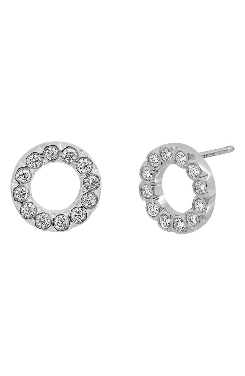 Bony Levy Diamond Circle Stud Earrings, Main, color, 