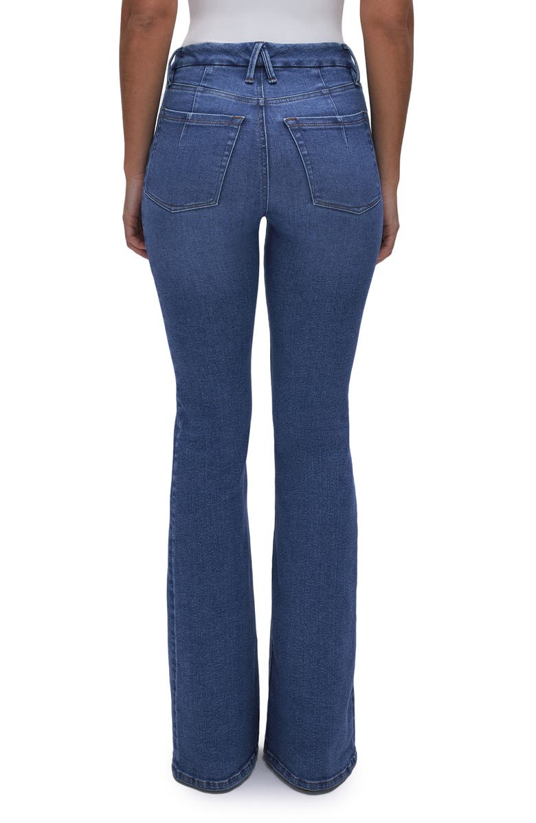 Good American Good Legs Flare Jeans, Alternate, color,