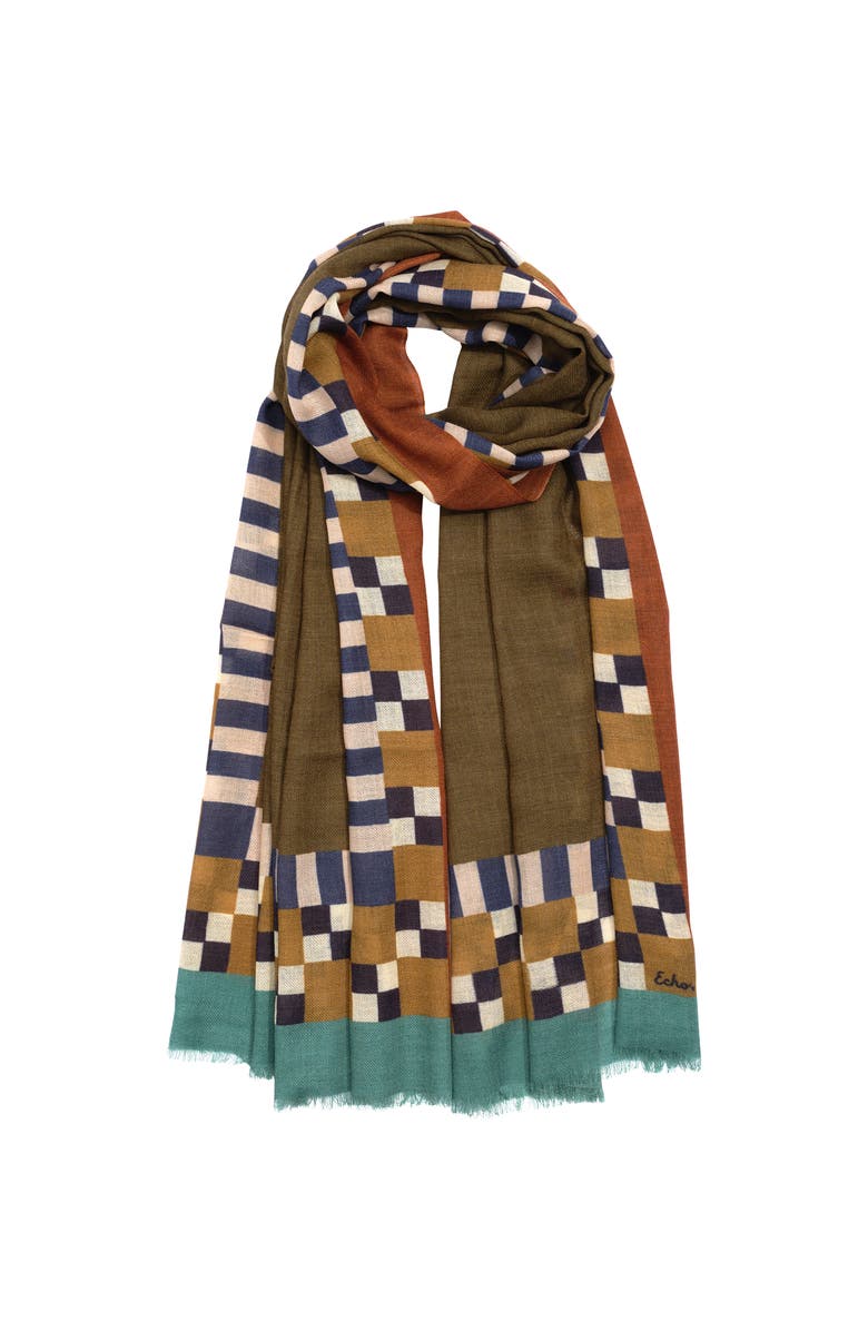 Echo Soho Geo Wrap, Alternate, color, Olive