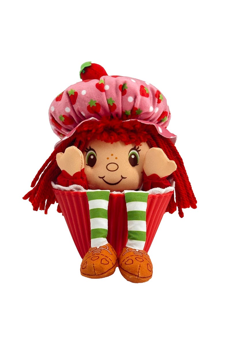 Strawberry Shortcake Pop n Flip 9 Inch Strawberry Shortcake Plush Doll, Alternate, color, Red