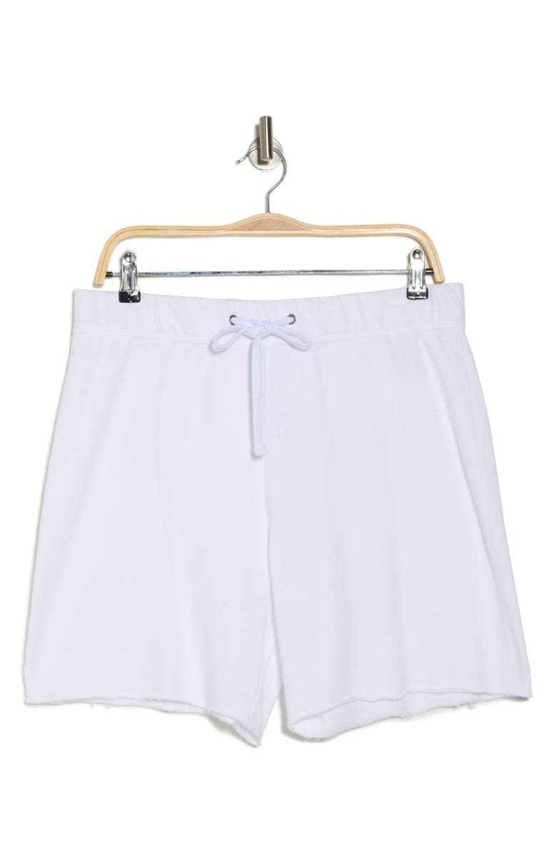 James Perse French Terry Shorts, Alternate, color, White