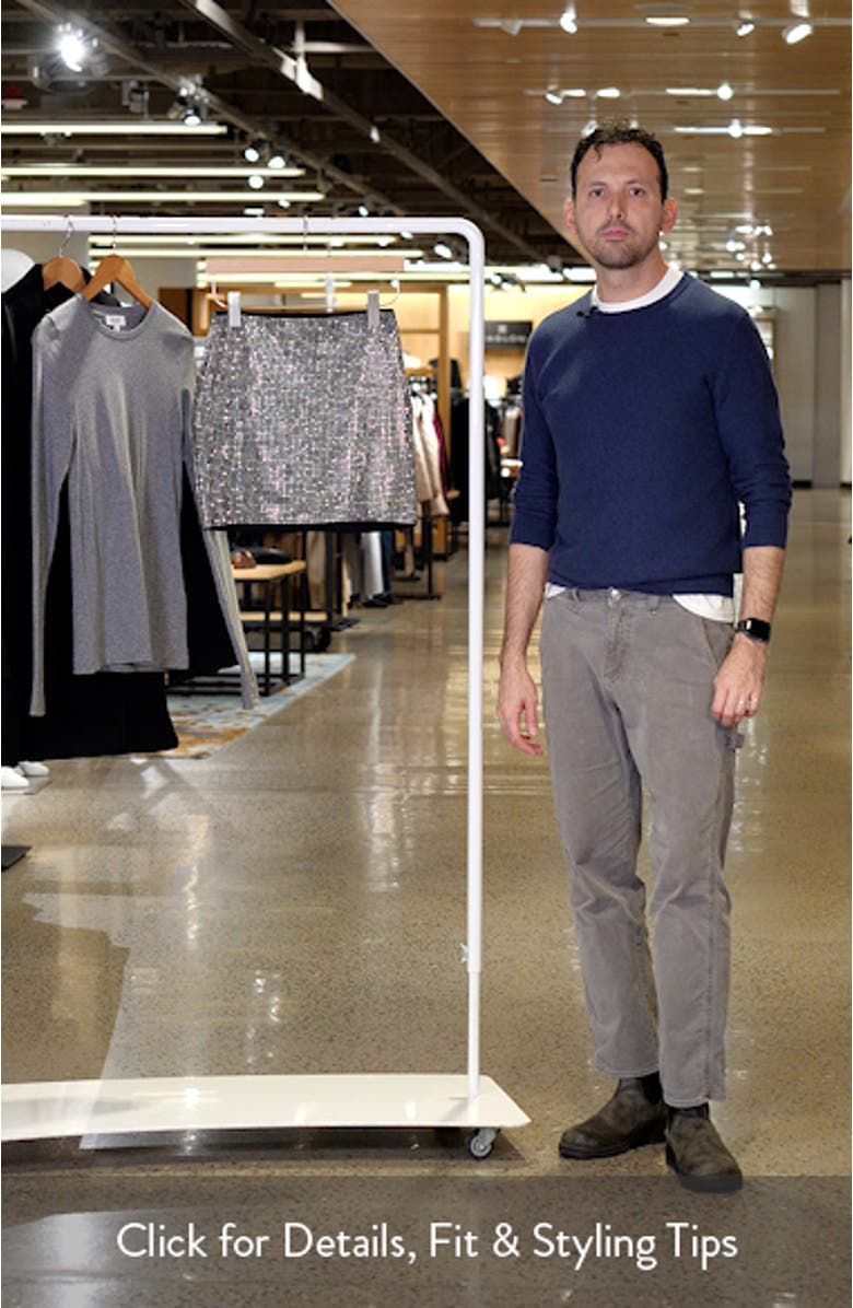 Crystal Stretch Cotton Miniskirt, sales video thumbnail