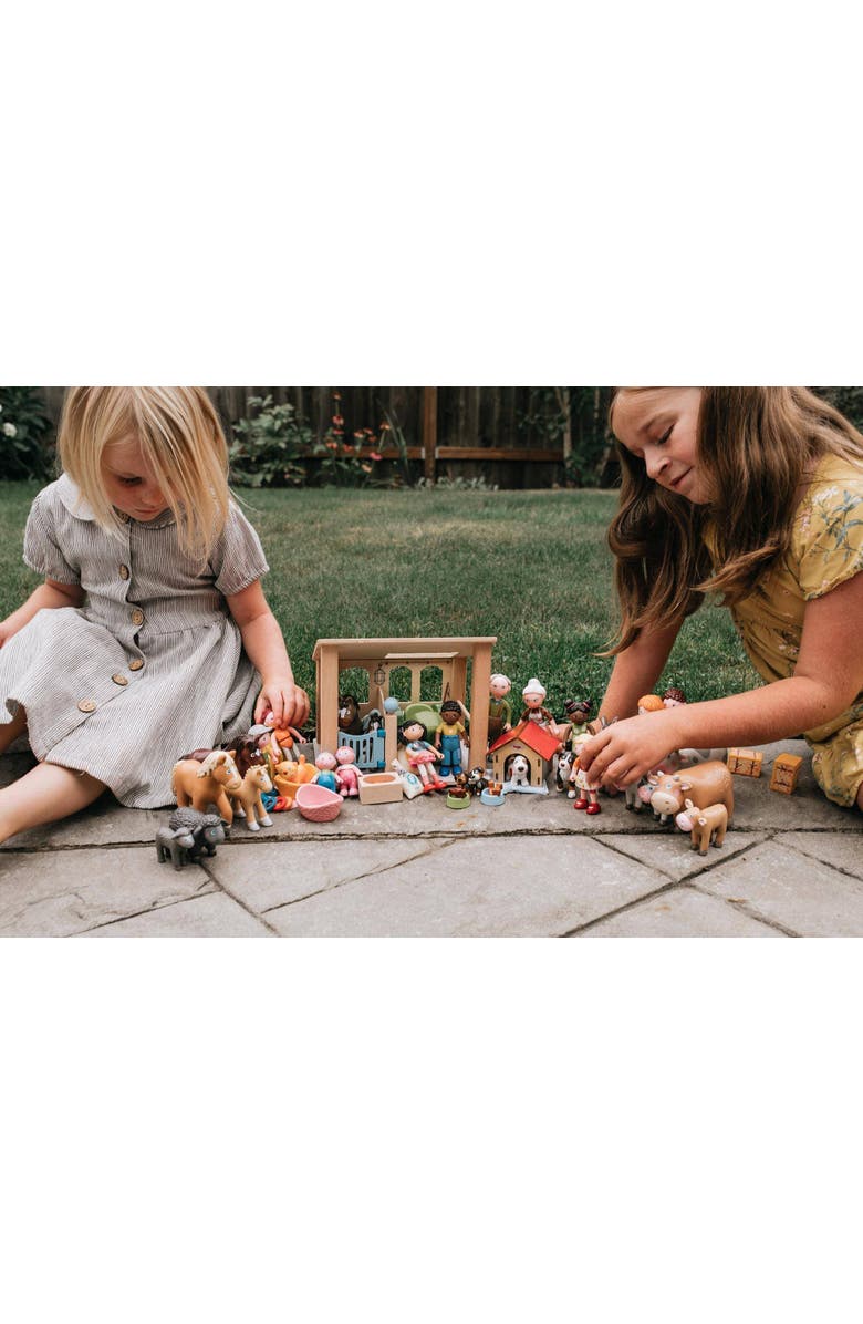 HABA Little Friends Foal Lissi - 3.75" Farm Animal Toy Horse Figure, Alternate, color, Multi