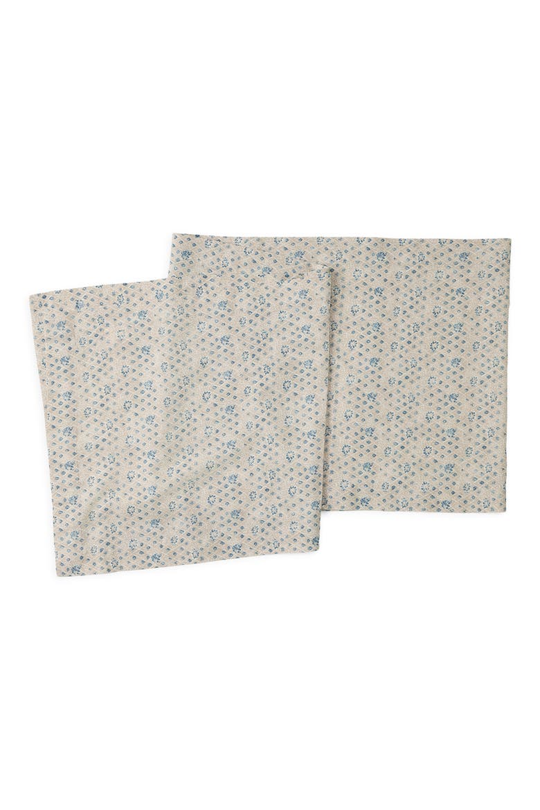 Coral Bell Print Table Runner, Main, color, CERULEAN