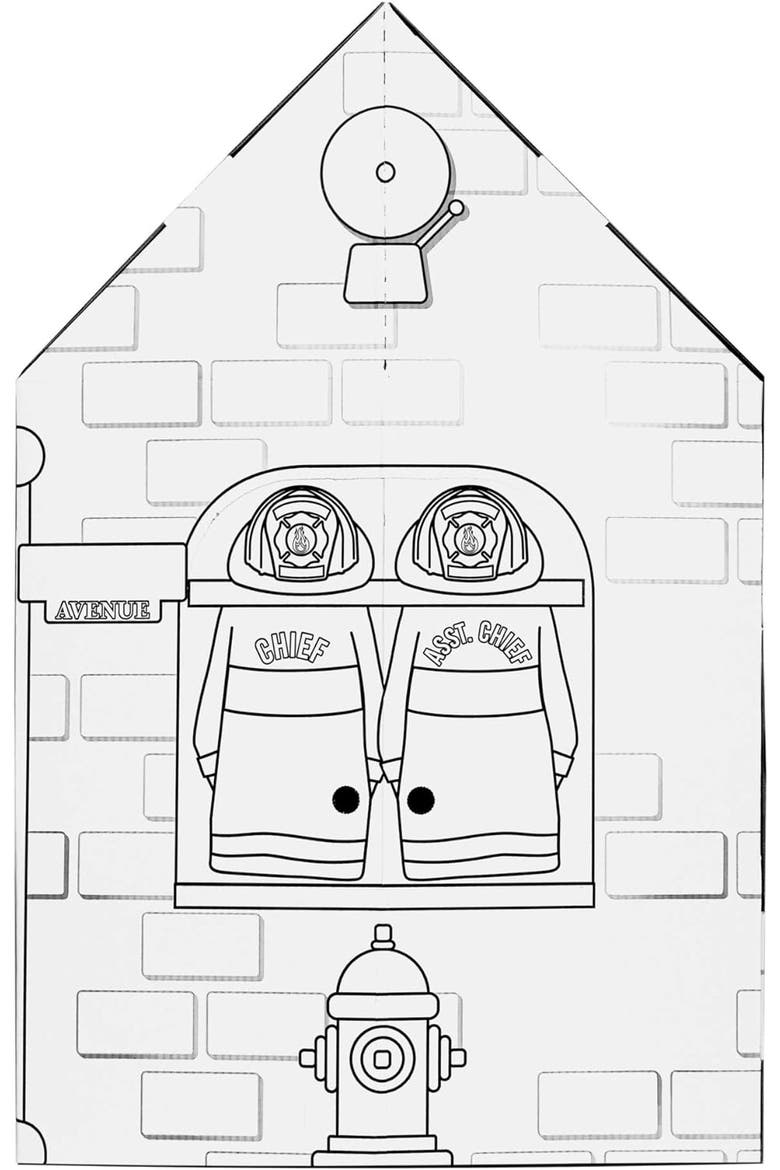 Police And Fire Station Kids Art & Craft, Alternate, color, Multicolored