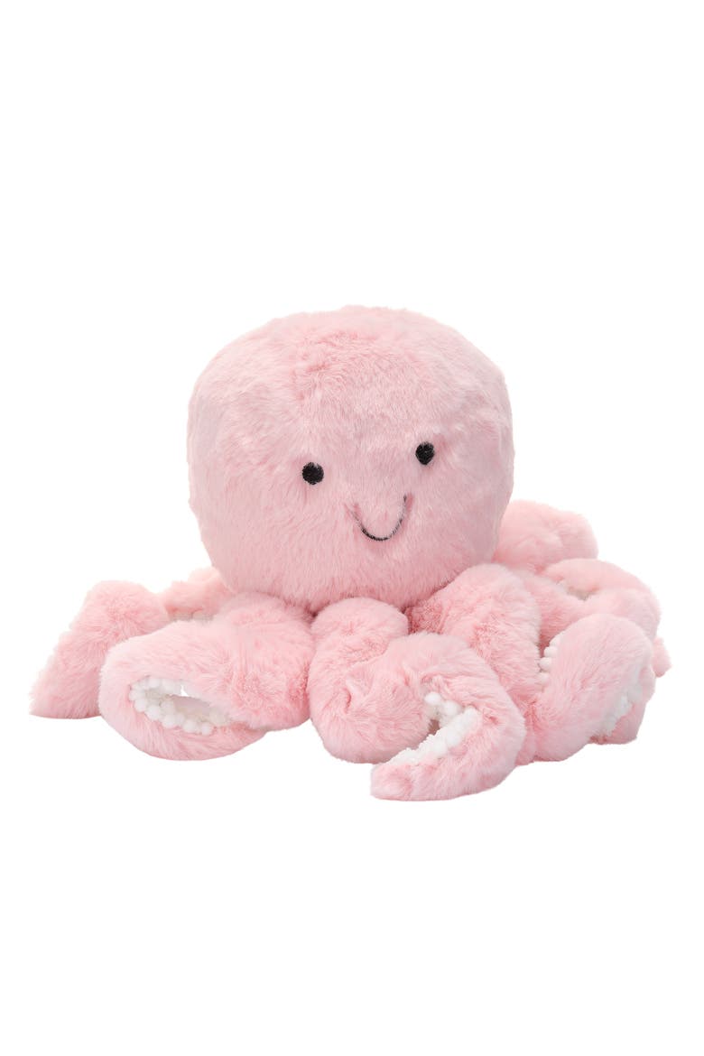 Sea Dreams Plush Octopus Stuffed Animal Toy - Bubbles, Main, color, Pink